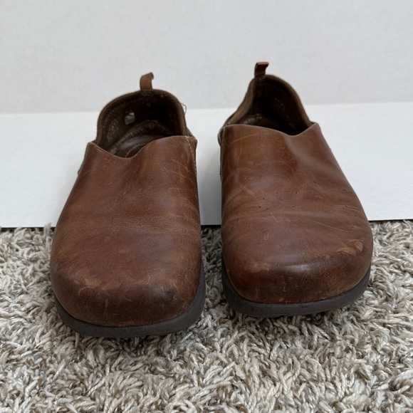 Kalso Earth Shoe Leather Loafer Wide Toe Box Brown Size 9 - Picture 10 of 13